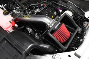 Ford F-150 Performance Air Intake - AEM Induction - Brute Force - Gunmetal Gray - `15-`20